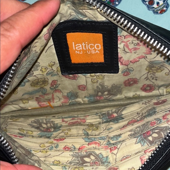 Latico Black Leather Wristlet - Picture 7 of 8